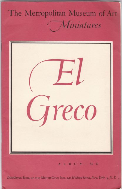 Image for The Metropolitan Museum of Art Miniatures: El Greco, 1541-1614