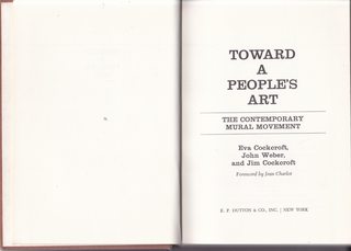 Image for Toward a People's Art: The Contemporary Mural Movement