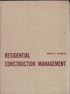 Image for Residential Construction Management