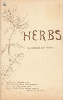 Image for Herbs (The Fragrance Shop Handbook)